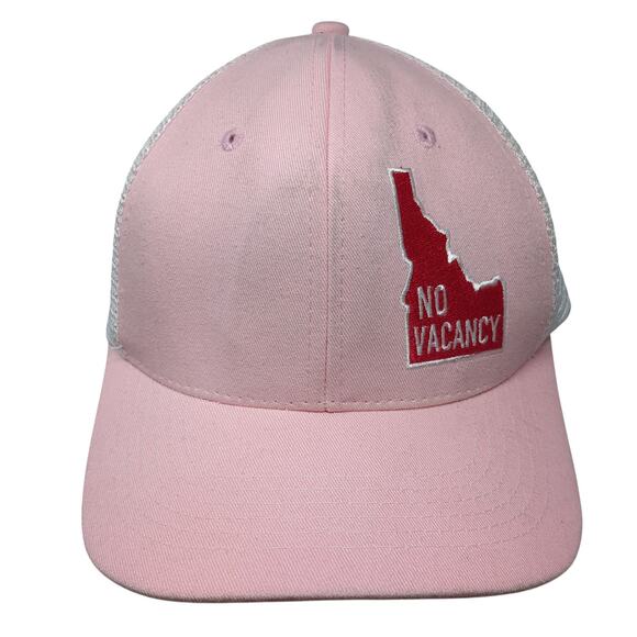 Idaho No Vacancy Snapback Trucker Hat Pink One Size 6 Panel Arcadian Outfitters - Picture 1 of 9